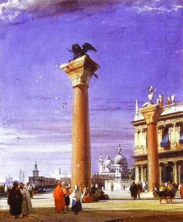Richard Parkes Bonington St. Mark's Column in Venice china oil painting image
